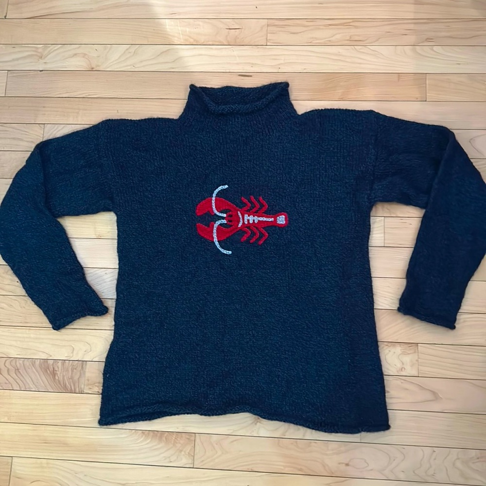 Alpaca roll neck sweater
